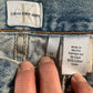 Vintage Calvin Klein Low Rider Double Stone Wash Button Fly Jeans Size 11